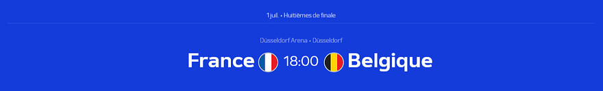 Euro 2024 • France - Belgique