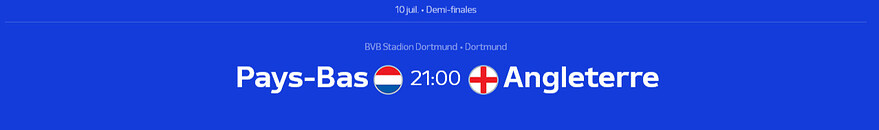 Euro 2024 • Pays-Bas - Angleterre