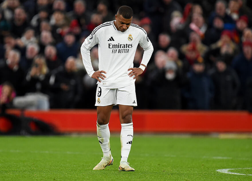 Mbappe´ triste tras su fallo