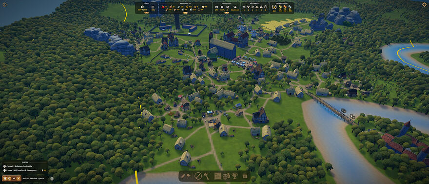 Une petite vue générale de la ville il y a quelques heures