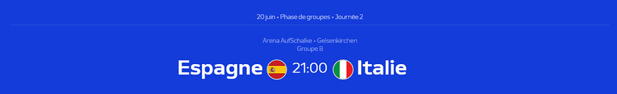 Euro 2024 • Espagne - Italie