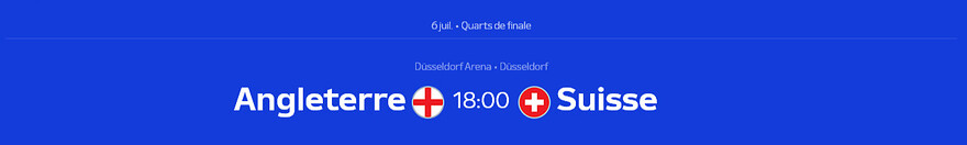 Euro 2024 • Angleterre - Suisse