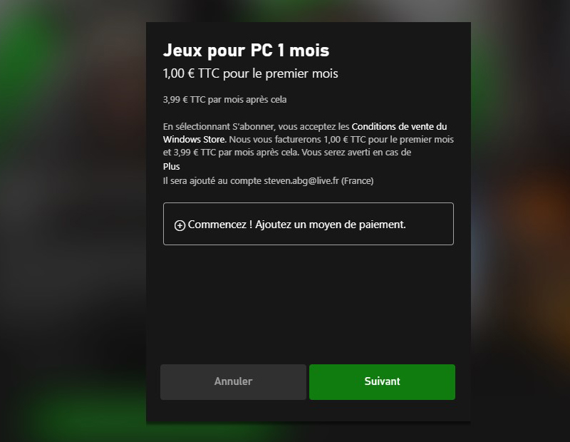 xbox game pass for pc code