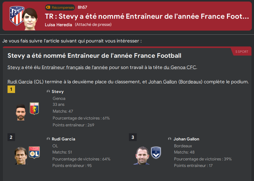 Entraineur fr de l'année, 75%