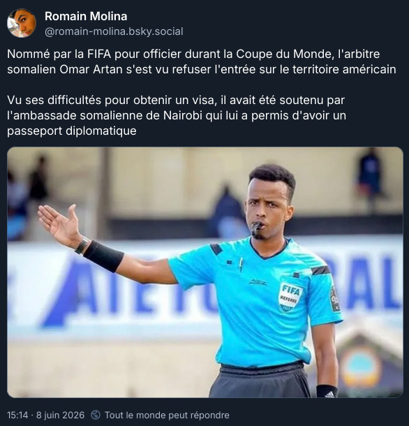 Arbitre Omar Artan, expulsé